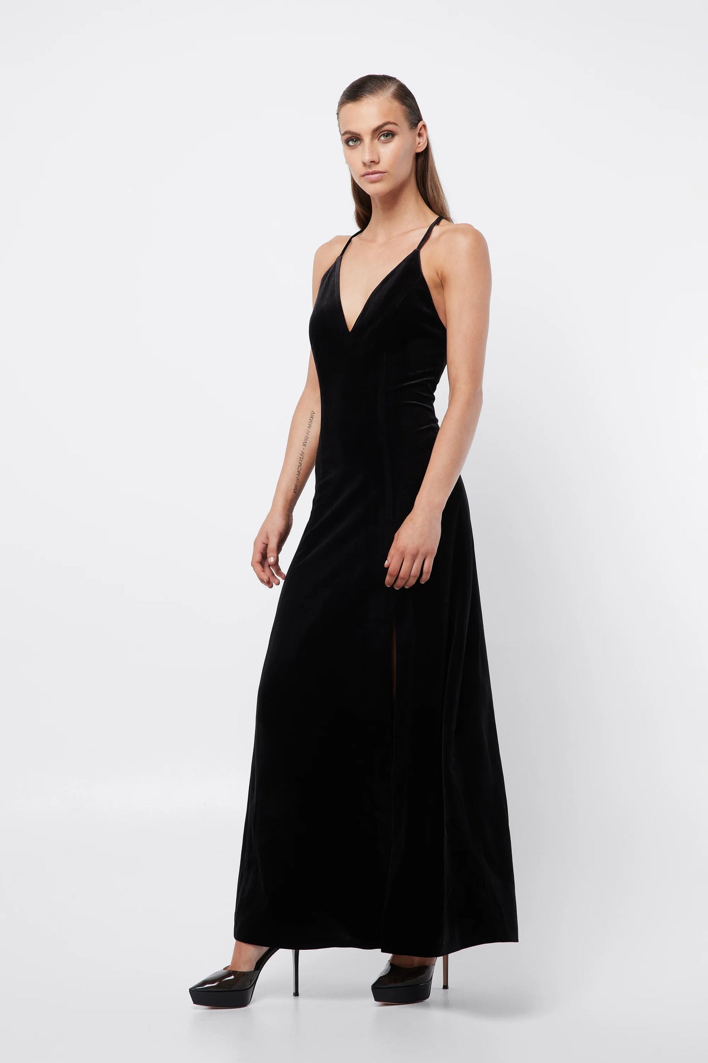 VERTIGO MAXI DRESS BLACK