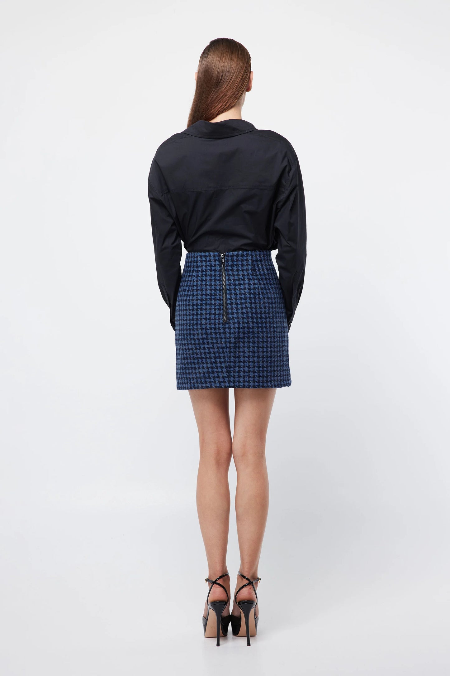 STATIC MINI SKIRT BLUE