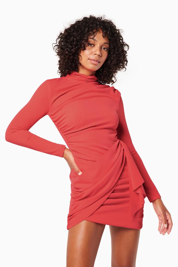 ENTERTAIN DRESS RED