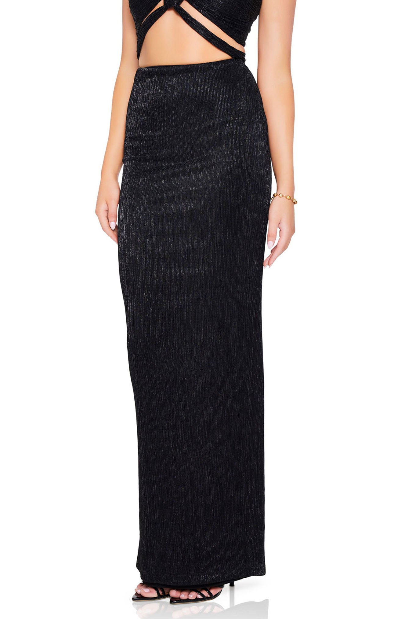 MICAH MAXI SKIRT BLACK