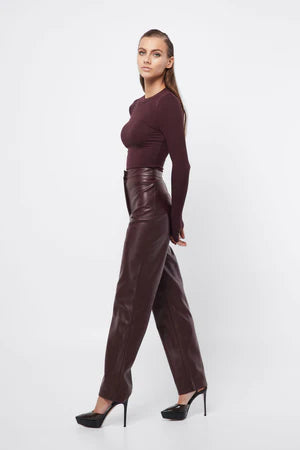 THE HABITUAL PANT BURGANDY