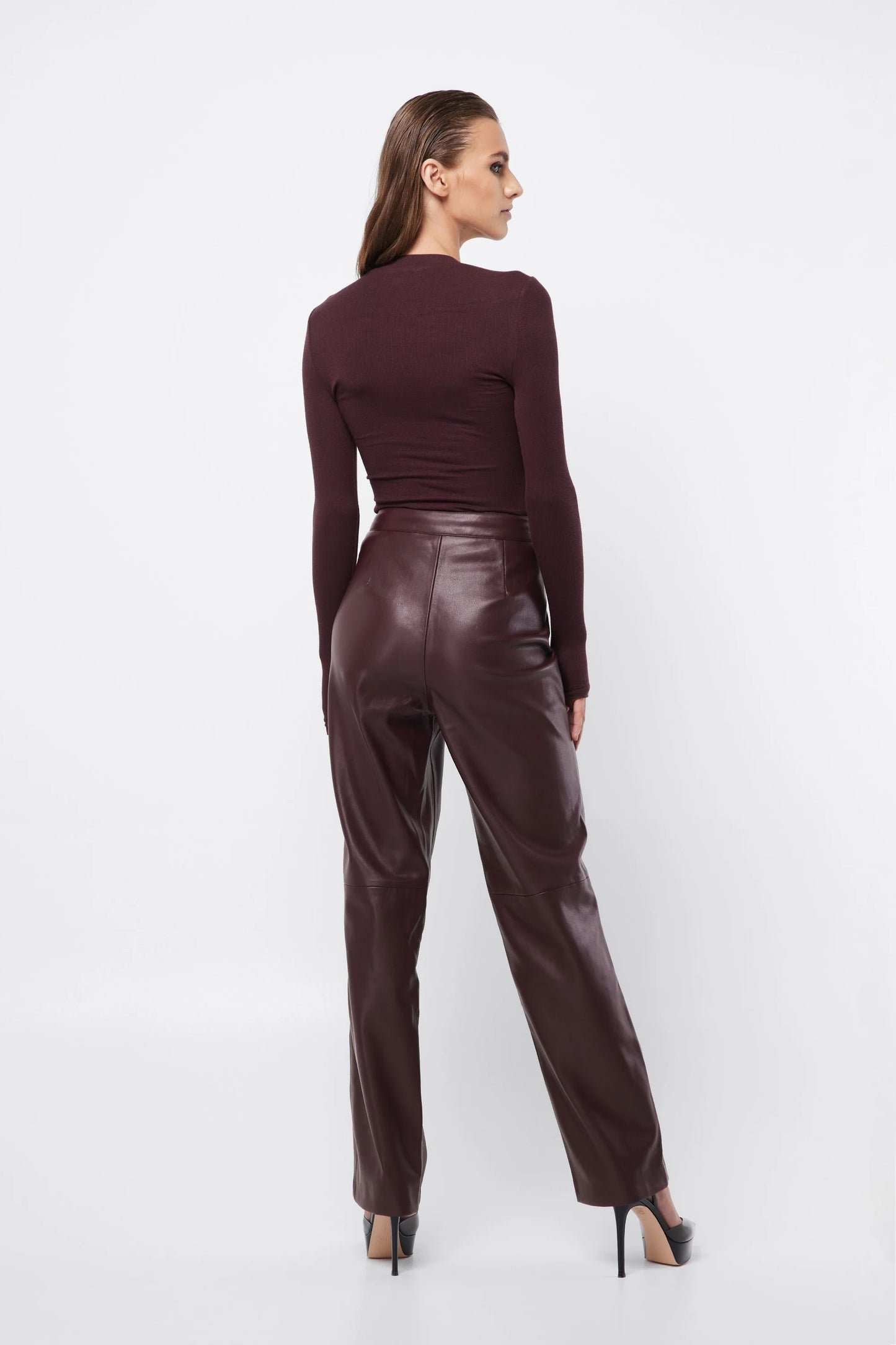 THE HABITUAL PANT BURGANDY
