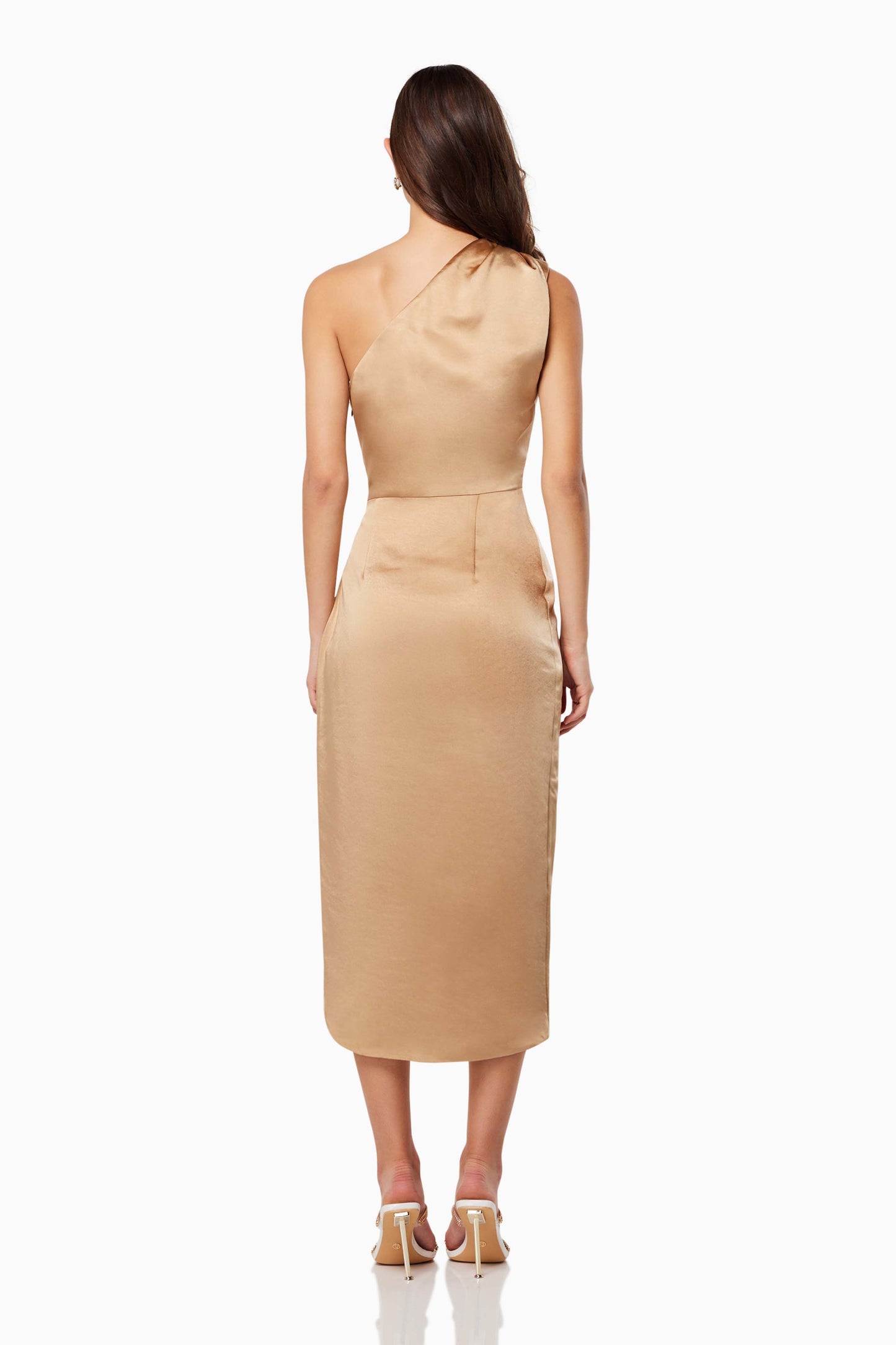 CASSINI DRESS GOLD