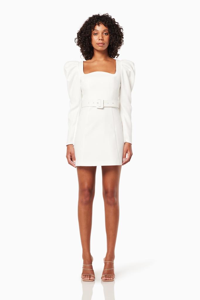CLARICE DRESS WHITE