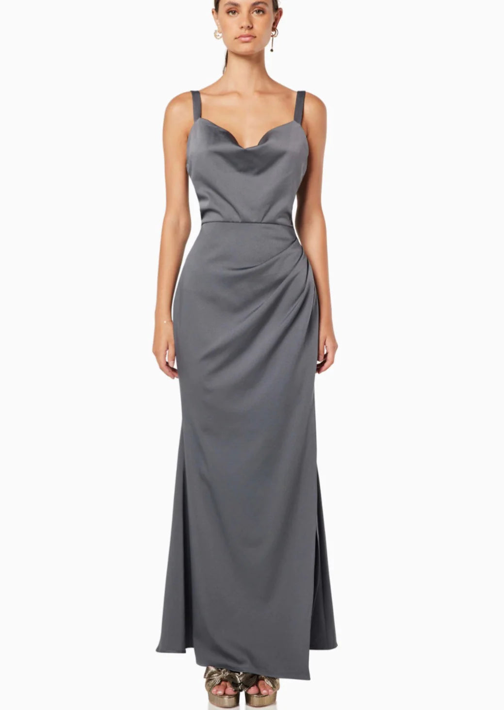 EMERSON GOWN CHARCOAL