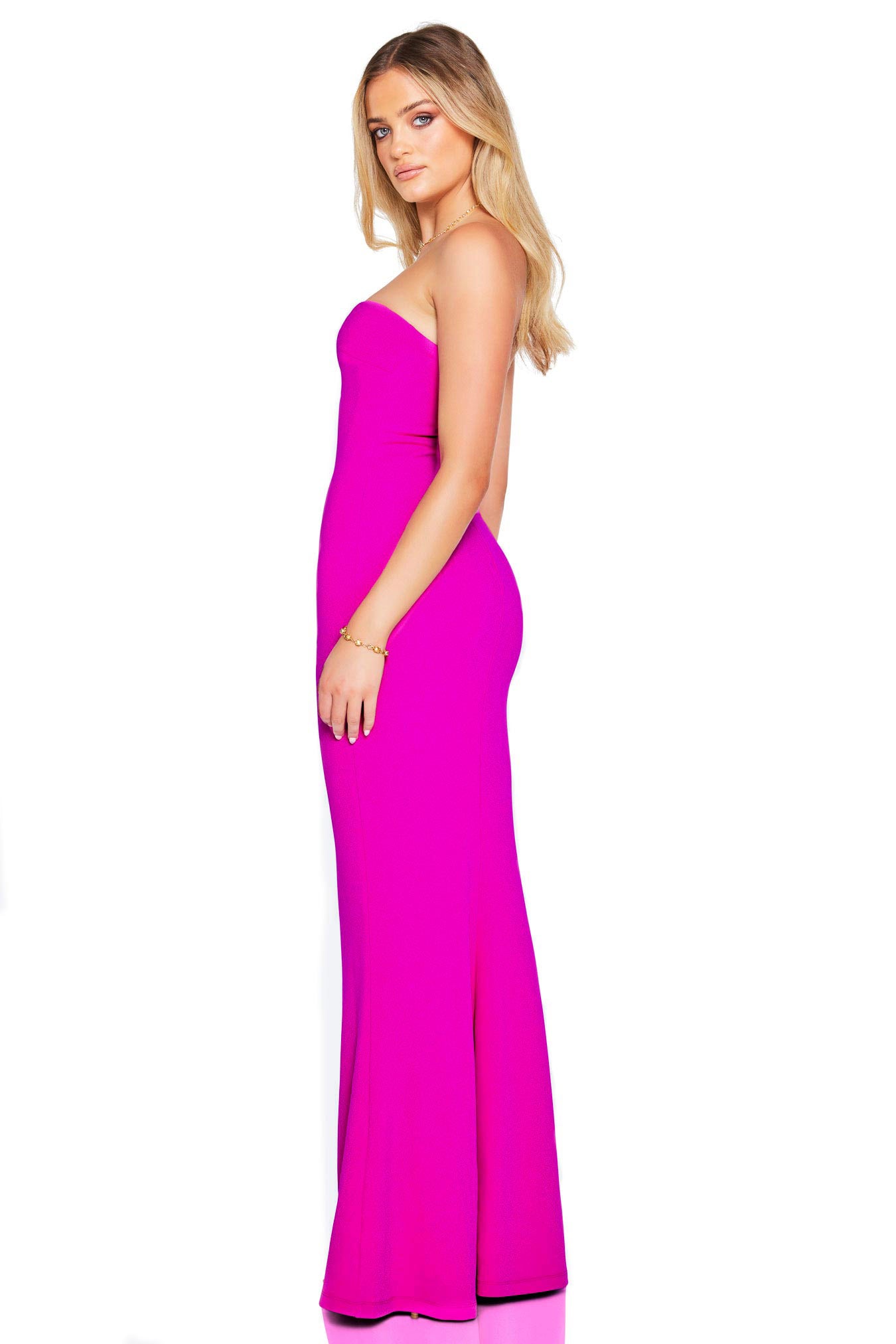 MINX GOWN ELECTRIC PINK