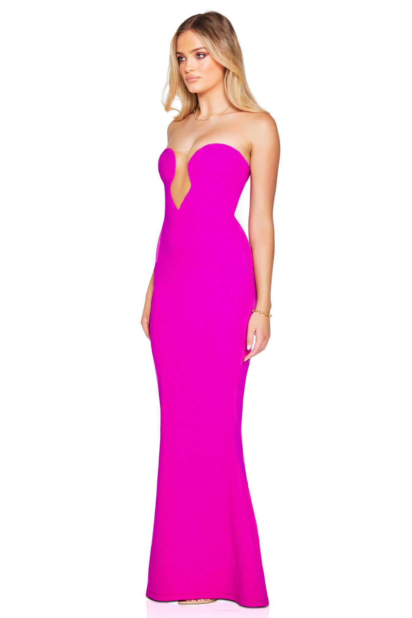 MINX GOWN ELECTRIC PINK