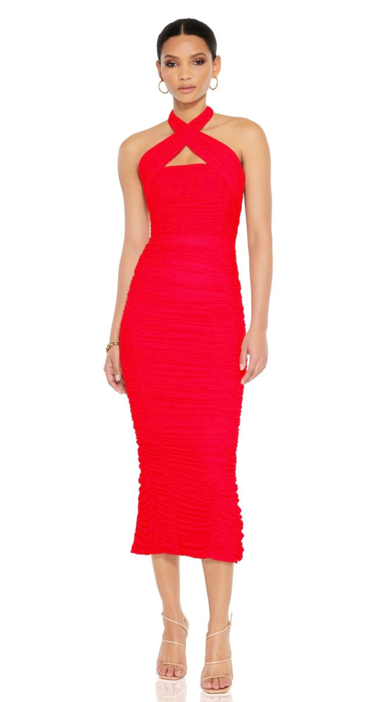 MONROE MIDI RED