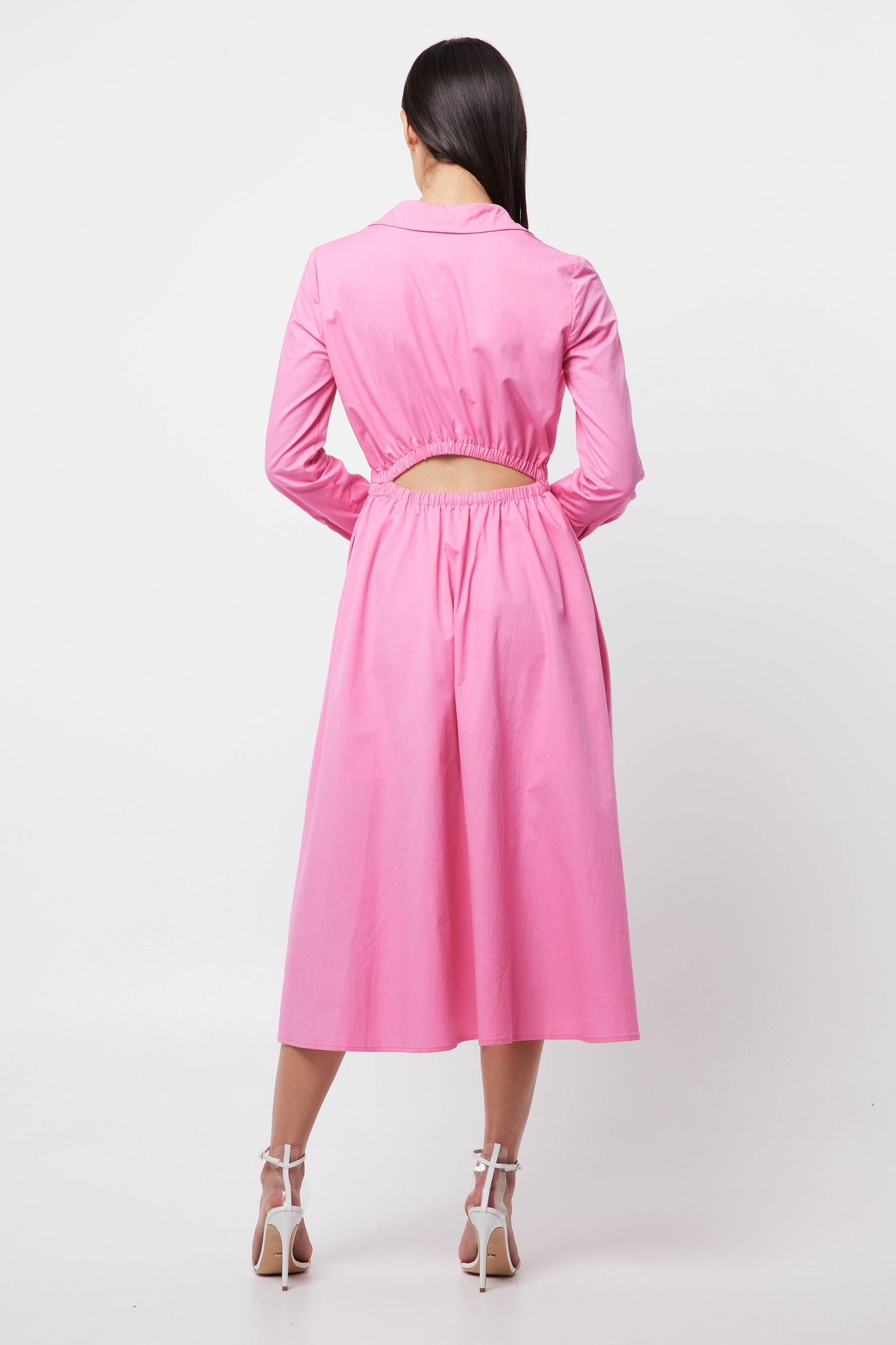 RESTORE SHIRT DRESS PINK