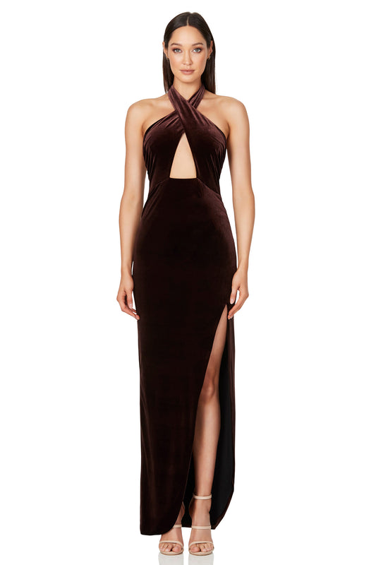 ESSENCE GOWN BROWN